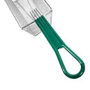 Winco FB-30 Fryer Basket w/ Coated Handle & Front Hook, 13 1/4" x 6 1/2" x 6"