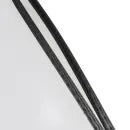 Winco PMC-14K Black Single Menu Cover, 9-3/8" x 14-7/8"