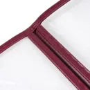 Winco PMCD-14U Burgundy Double-Fold Menu Cover, 9-9/16" x 15"