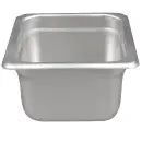 Winco SPJL-604 Anti-Jam Steam Pan - Sixth-Size 2-1/2" Deep 25 Gauge Stainless Steel