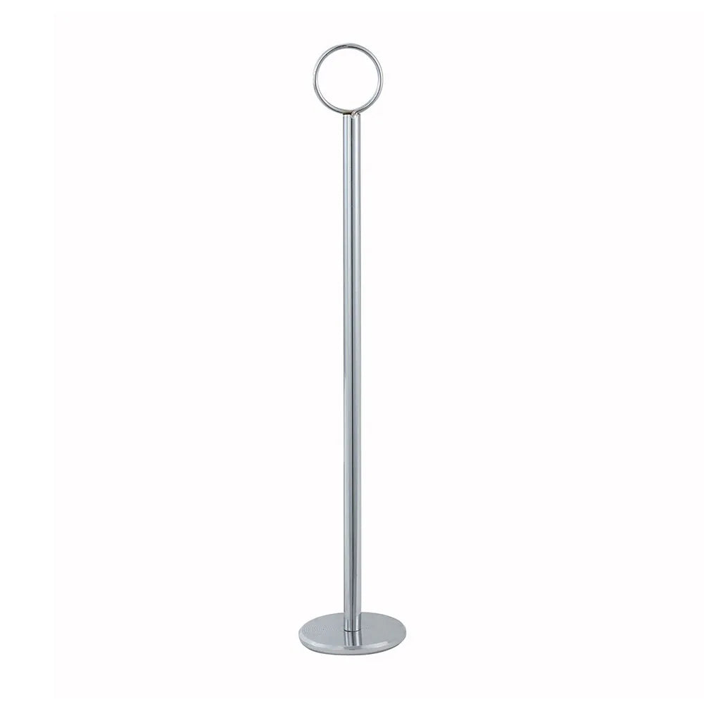 Winco TBH-15 15" Stainless Steel Table Number Holder