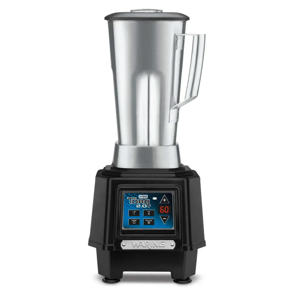 Waring TBB160 Torq 2.0 2 HP Blender with Electronic Touchpad Controls, 60-Second Countdown Timer and 64 oz. Stainless Steel Jar