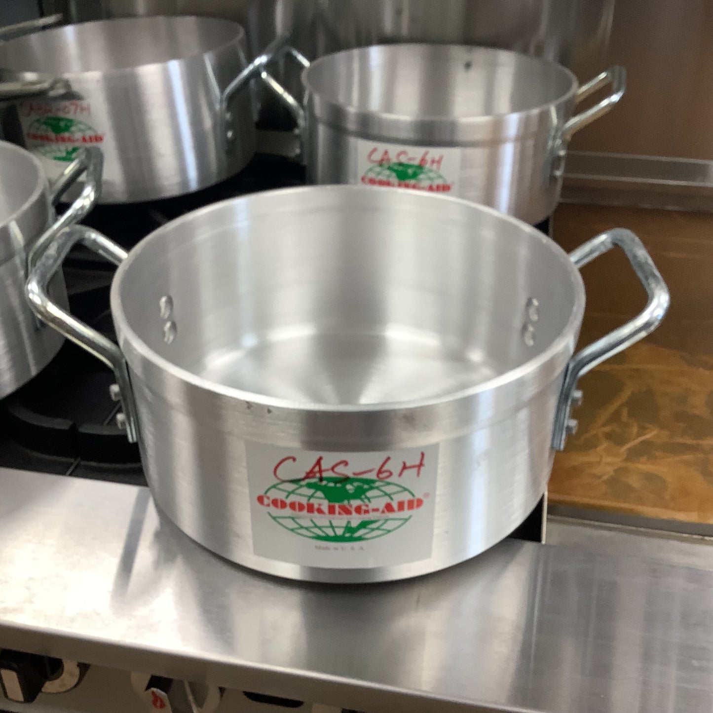 Cooking Aid 6 Qt. Heavy Duty Aluminum Sauce Pot