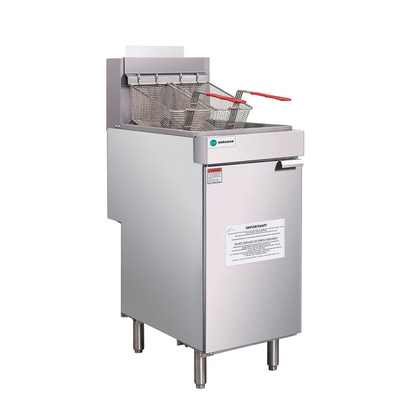 Hurakan HKN-FXF50A 50lb Gas Deep Fryer
