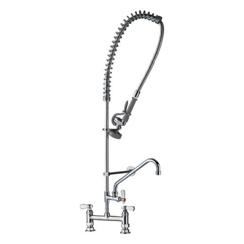 Armor AR-PRS-D8-AFR-HD 8" Center Deck Mounted Pre-Rinse Faucet w/ 8" Faucet Add-On