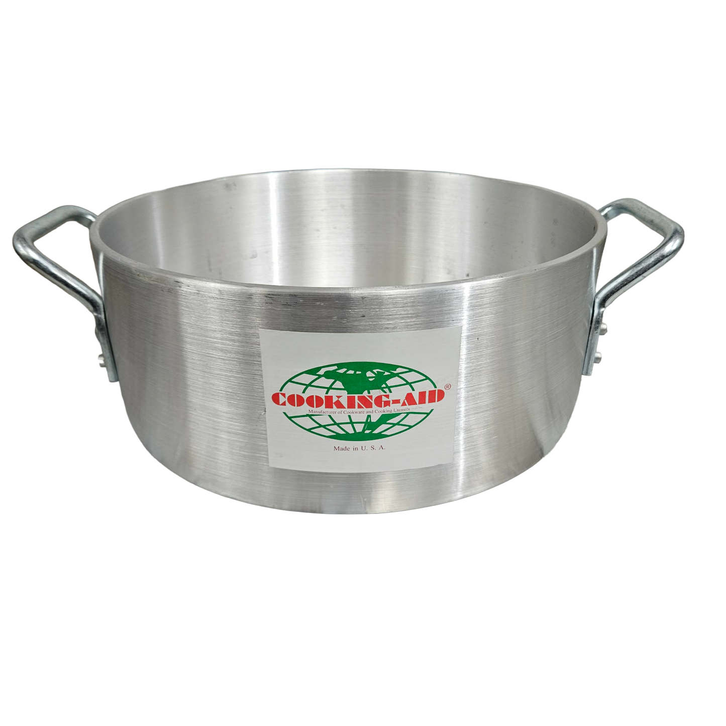 Cooking Aid 10 Qt. Heavy Duty Aluminum Brazier Pan