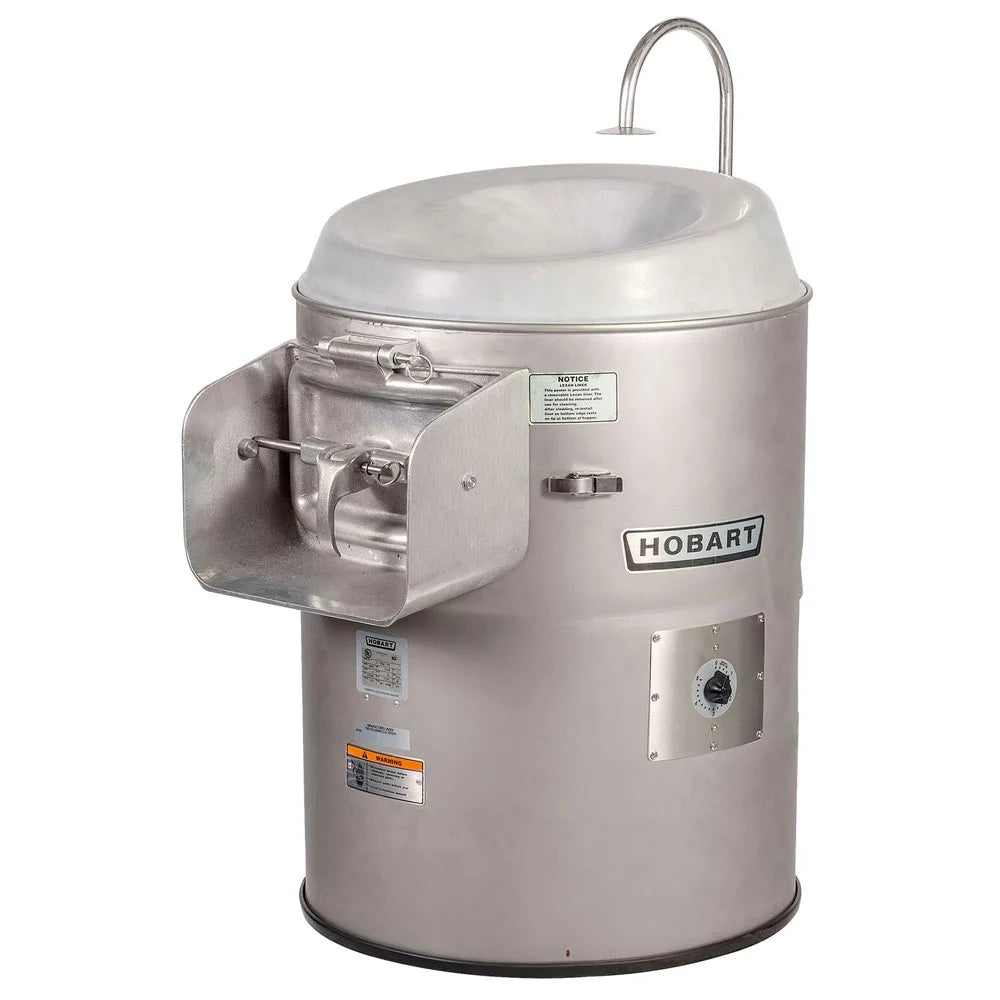 Hobart 6430-3 Electric Vegetable Peeler w/ 30 to 33 lb Potato Capacity - 240V/1ph