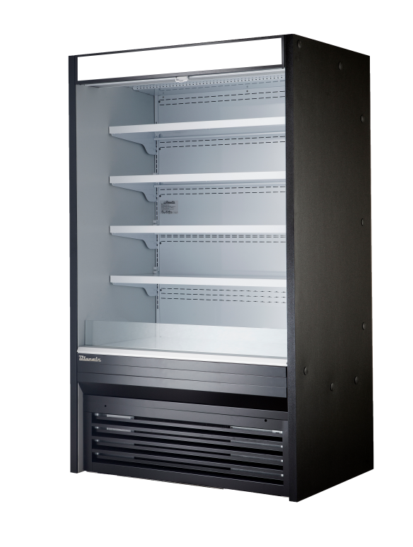 Blue Air BOD-60S 60" Vertical Refrigerated Open Display Cooler