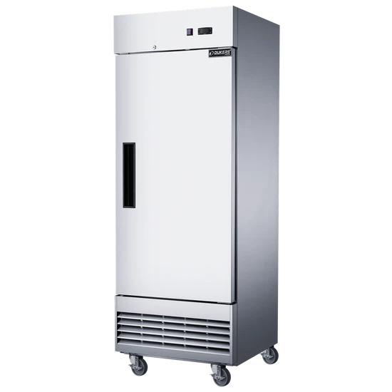 Dukers D28ER 28" Compact Single Door Commercial Refrigerator in Stainless Steel