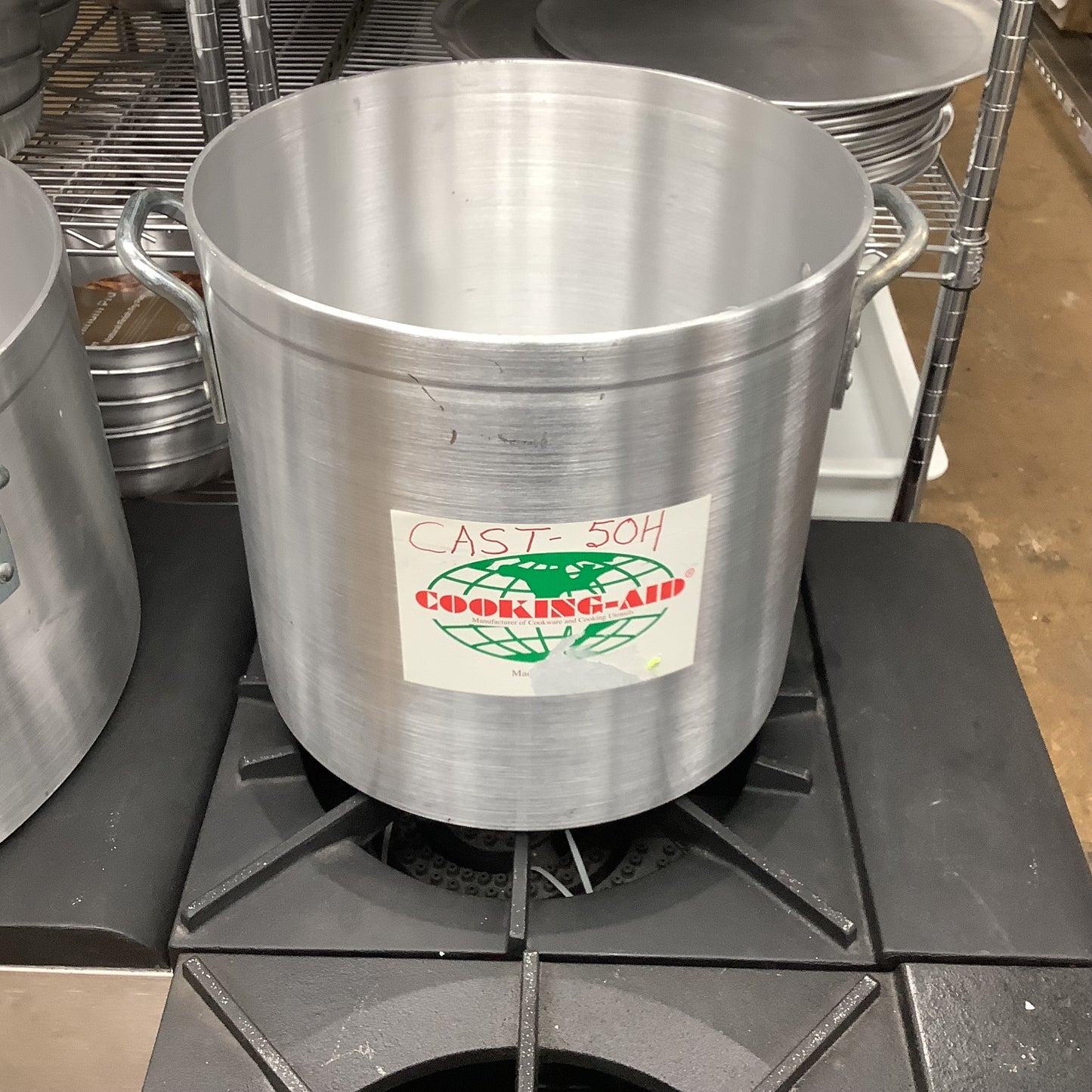 Cooking Aid 50 Qt. Aluminum Stock Pot