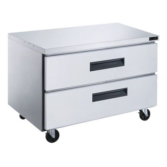 Dukers DUC36R-D2 36" 2-Drawer Undercounter Commercial Refrigerator in Stainless Steel