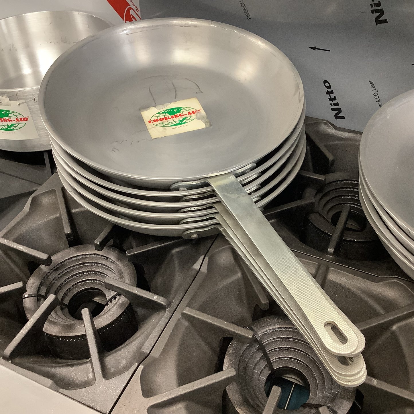 Cooking Aid 15" Aluminum Frying Pan