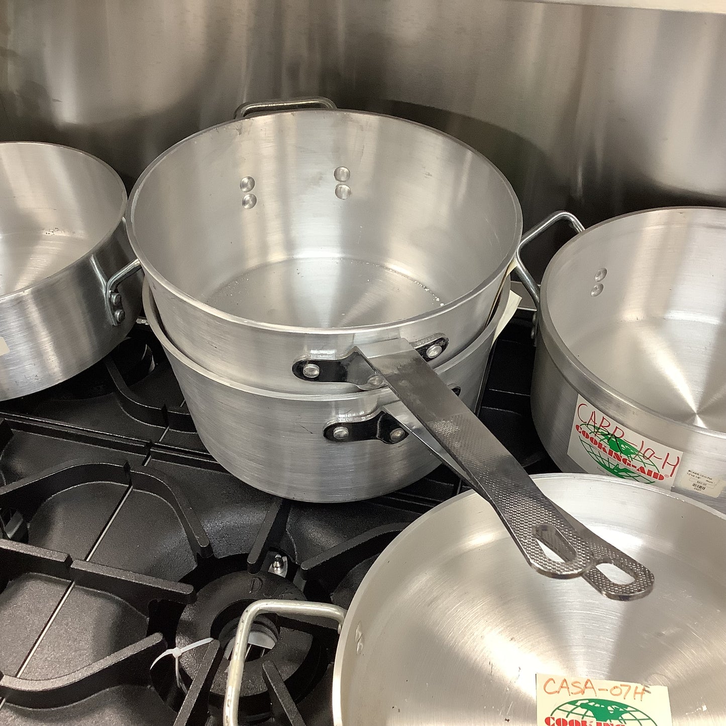 Cooking Aid 10 Qt. Aluminum Sauce Pot w/ Handle