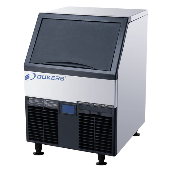 Dukers DIM150 Undercounter Ice Machine with 40 lb Storage Bin – 156 lb Daily Production