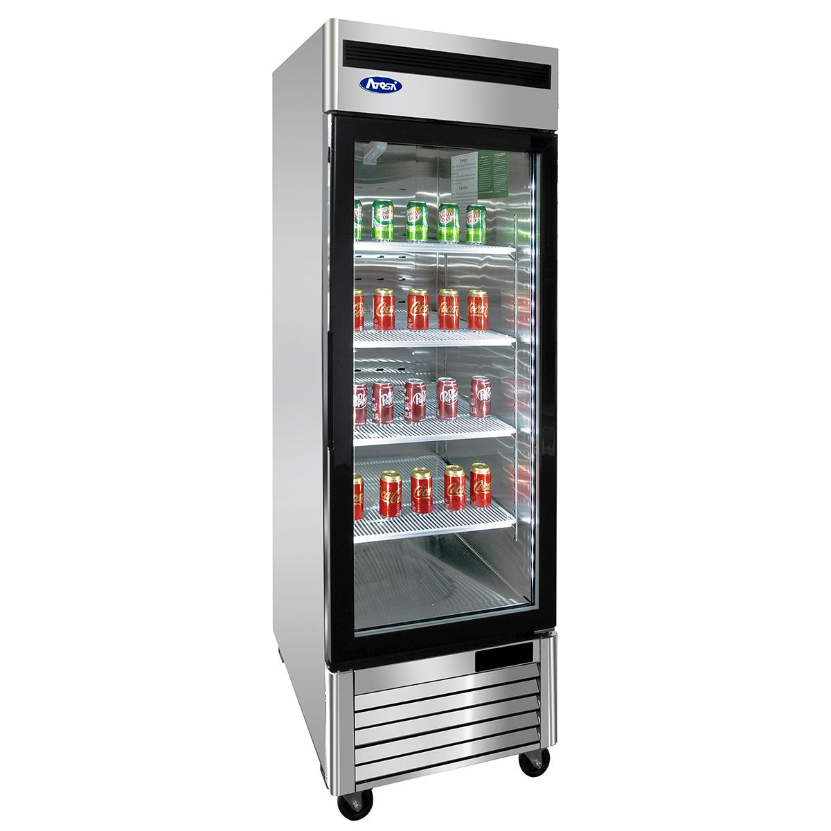 Atosa MCF8705GR — One (1) Glass Door Merchandiser Cooler