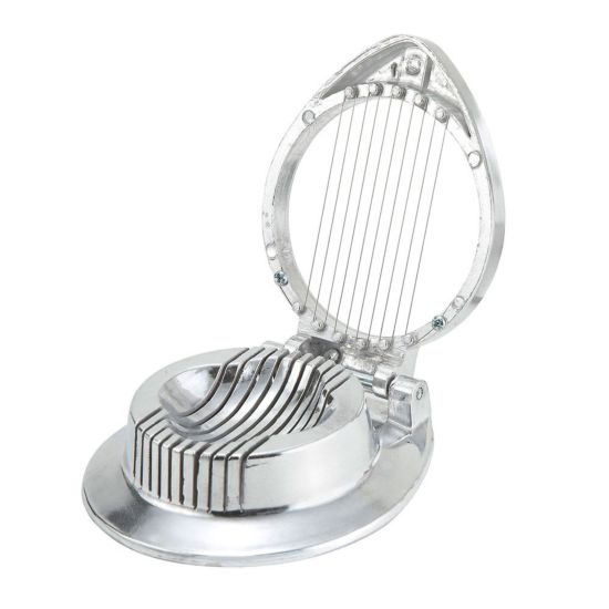 Winco AES-1 Aluminum Hinged Egg Slicer with Stainless Steel Wires