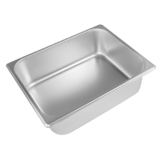 CAC China STPH-25-2 Stainless Steel 1/2 Size Steam Pan - 2 1/2" Deep