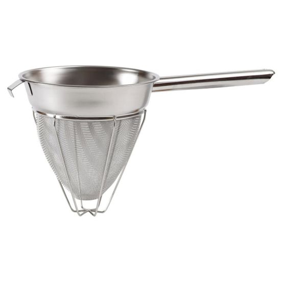 Winco CCB-10R 10" Reinforced Bouillon Strainer