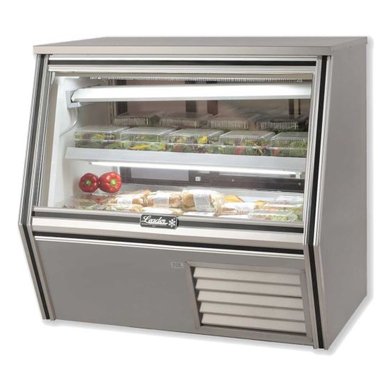 Leader NRCD48ES 48" Refrigerated Slanted Glass Counter Deli Case