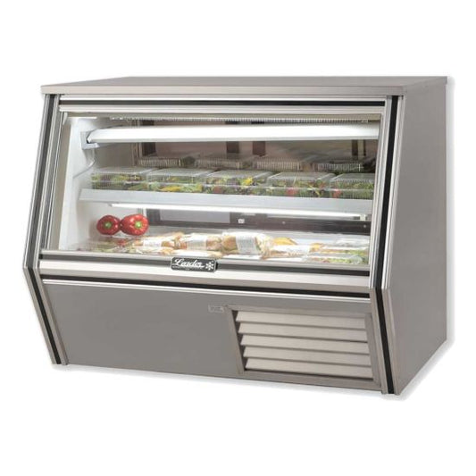 Leader ERCD60ES 60" Refrigerated Slanted Glass Counter Deli Case