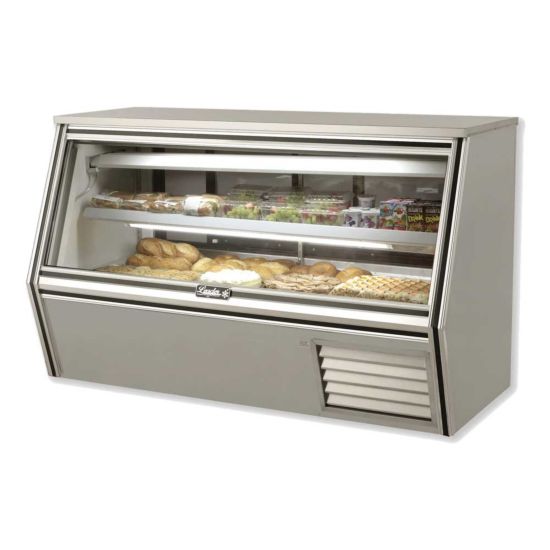 Leader NRCD72ES 72" Refrigerated Slanted Glass Counter Deli Case