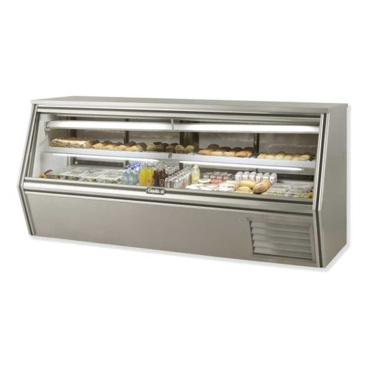 Leader ERCD96ES 96" Refrigerated Slanted Glass Counter Deli Case