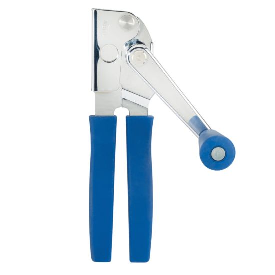 Winco CO-902 Chrome Plated 8 3/4" Portable Can Opener with Crank Handle