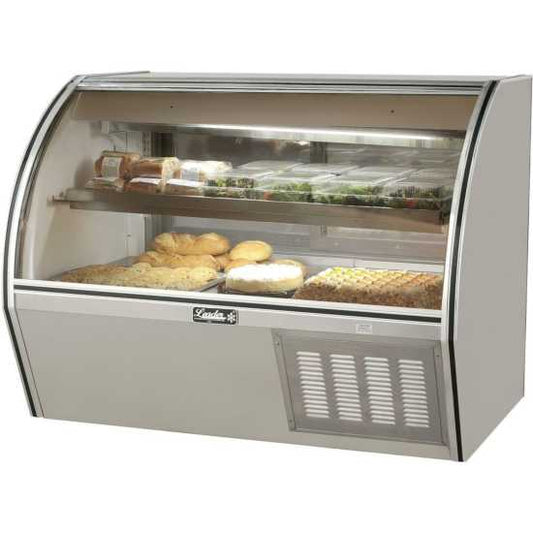 Leader ERCD60 60" Refrigerated Curved Glass Counter Deli Case
