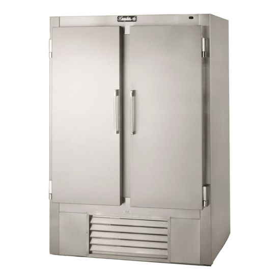Leader NFR48 48" 2 Solid Door Stainless Steel Reach-In Freezer