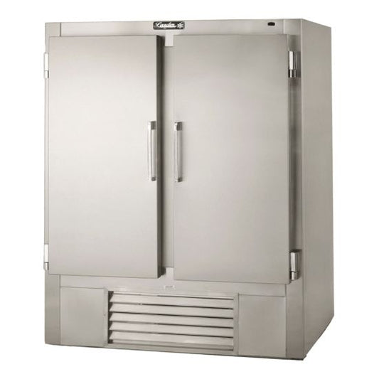 Leader ESFR54 54" 2 Solid Door Stainless Steel Reach-In Freezer