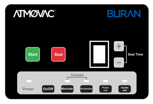 Eurodib USA BURAN Atmovac™ External Vacuum Packaging Machine