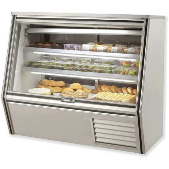 Leader NRHD60ES 60" Refrigerated Slanted Glass High Deli Case