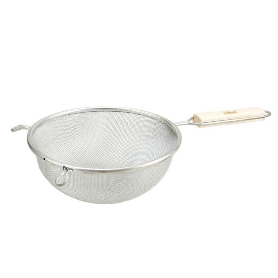 Winco MST-8S 8" Medium Tin Single Mesh Strainer