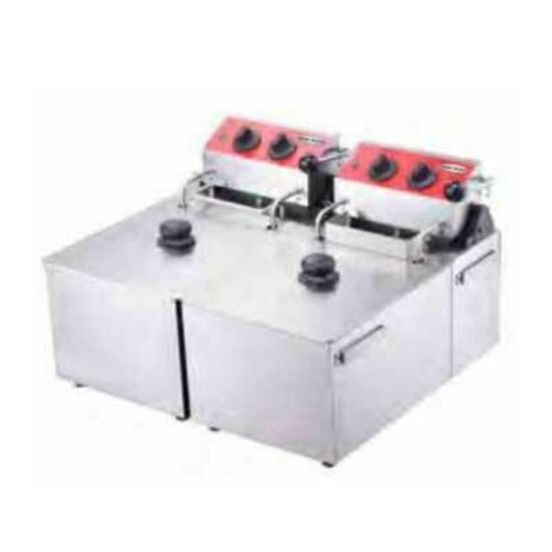 Serv-Ware EF-06L-2 Serv-Ware - Electric Cooking - Counter Top Fryer Double Tank