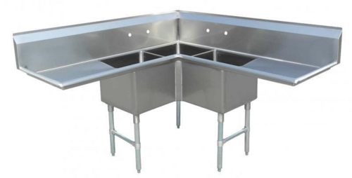 Omcan USA 43073 (43073) Corner Pot Sink
