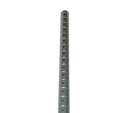 Serv-Ware SL14CWP Serv-Ware - Wire Shelving - 14 Silver Epoxy Post