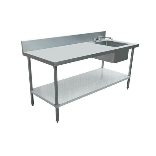 Omcan USA 43242 (43242) Work Table With Prep Sink