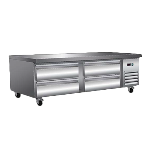 Serv-Ware CB72-HC Serv-Ware - Refrigeration - 74" Refrigerated Chef Base - Dimensions: 74" W x 31.9" D x 26" H