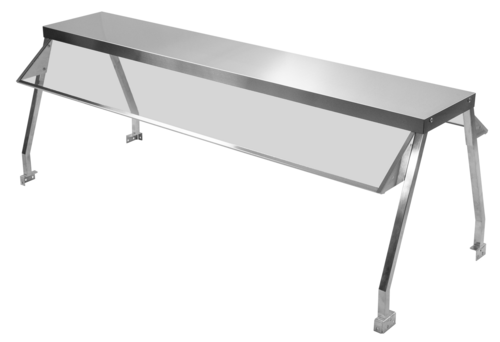 Serv-Ware SG5-2 Serv-Ware - Electric Cooking - EST5-2 Double Sneeze Guard - Dimensions: 72.3" W x 22.5" D x 20" H - Materials: Stainless steel construction with single pane tempered glass window - Warranty: 1 Year