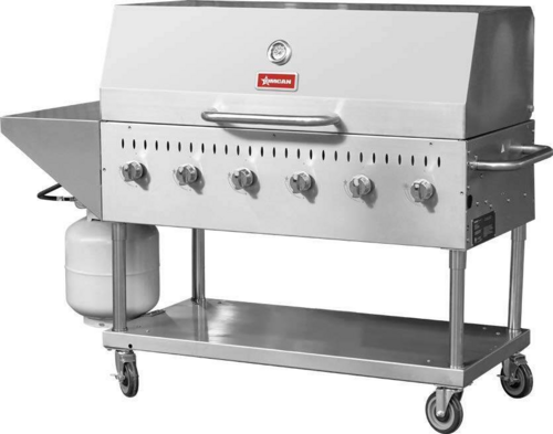 Omcan USA 47841 (CE-CN-0048-S LP) Outdoor Propane BBQ Grill