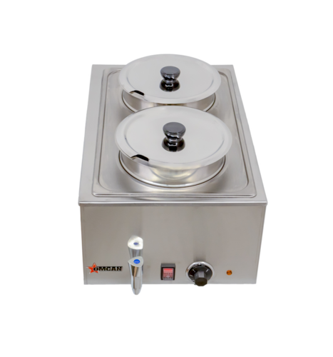 Omcan USA 19077 (FW-CN-0016) Double Food Warmer