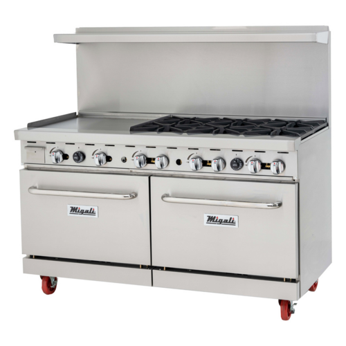 Migali C-RO6B-24GL-LP Competitor Series® Range with Griddle