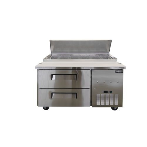Omcan USA 48393 (PT-CN-1200-2D) Refrigerated Pizza Prep Table