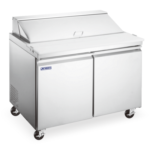 Omcan USA 59129 (PT-CN-0920E-M-HC) Aurora Mega Top Salad / Sandwich Prep Table