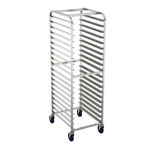 Winholt AL-1820B-LC4 Aluminum Mobile Medium Duty Pan Rack with (4) Locking Casters