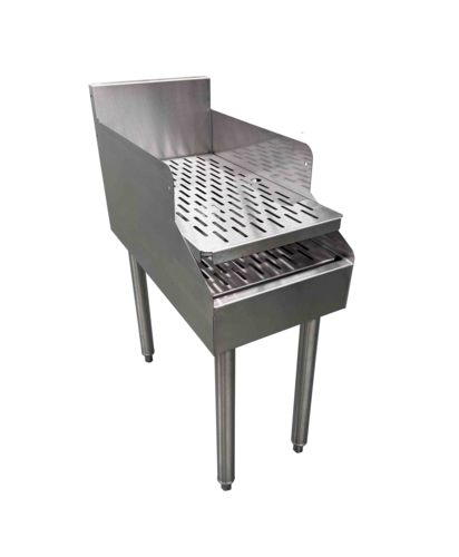 NBR Equipment NDDB-1224 Underbar Drainboard Recessed