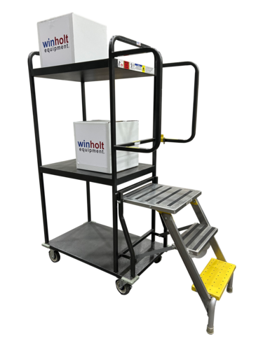 Winholt SC-3-2332-NHMLC-WM Steel Ladder Cart