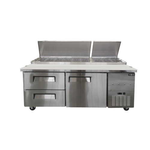 Omcan USA 49298 (PT-CN-1800-2D) Refrigerated Pizza Prep Table