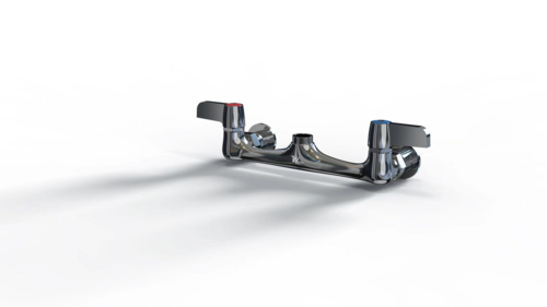 NBR Equipment P3W8 8" wall mount Faucet