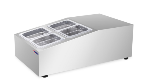 Omcan USA 47861 (RS-CN-0004) Refrigerated Prep Rail Salad Bar Station